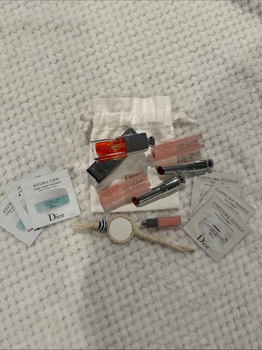 Dior Mini Lip & Skincare Sample Assortment — 12 items… maybe more 😊